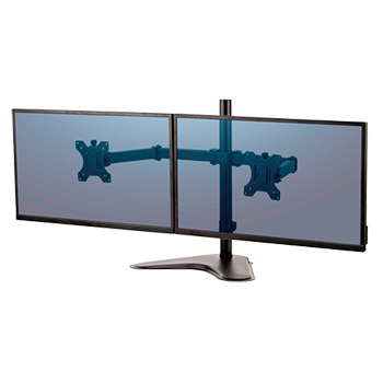 Soporte con peana para monitor doble en horizontal Professional Series 