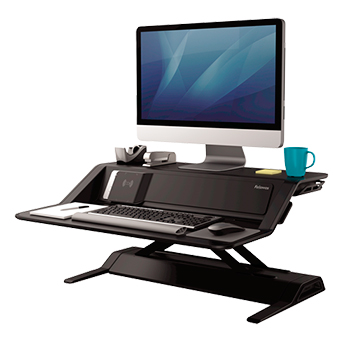 Estación de trabajo Sit-Stand Lotus™ DX Negro