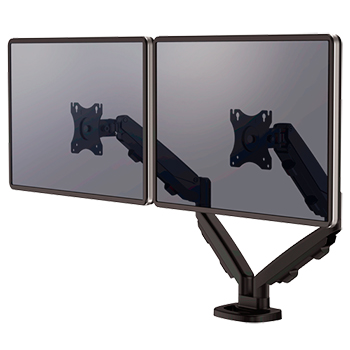 Brazo para monitor doble EPPA™ Negro